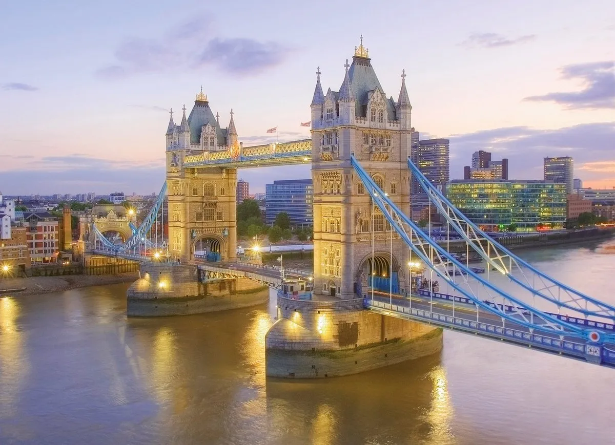 Clementoni Tower Bridge Legpuzzel 1000 Stuks - High Quality