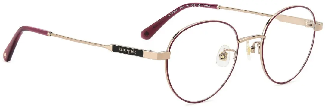 Kate Spade Jordy Brilmontuur - Rose Gold Red