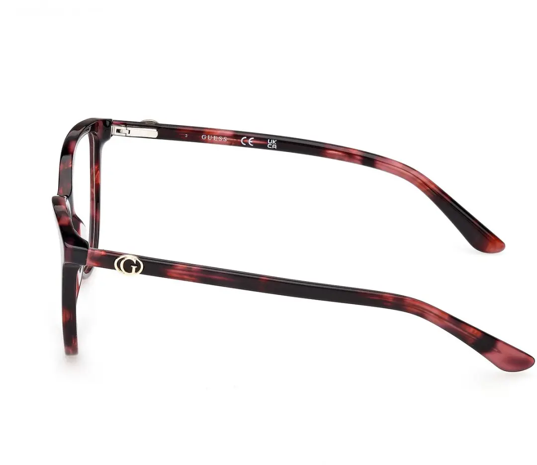 Guess GU50311 Brilmonturen - Bordeaux/Avana - afbeelding 3 van 4