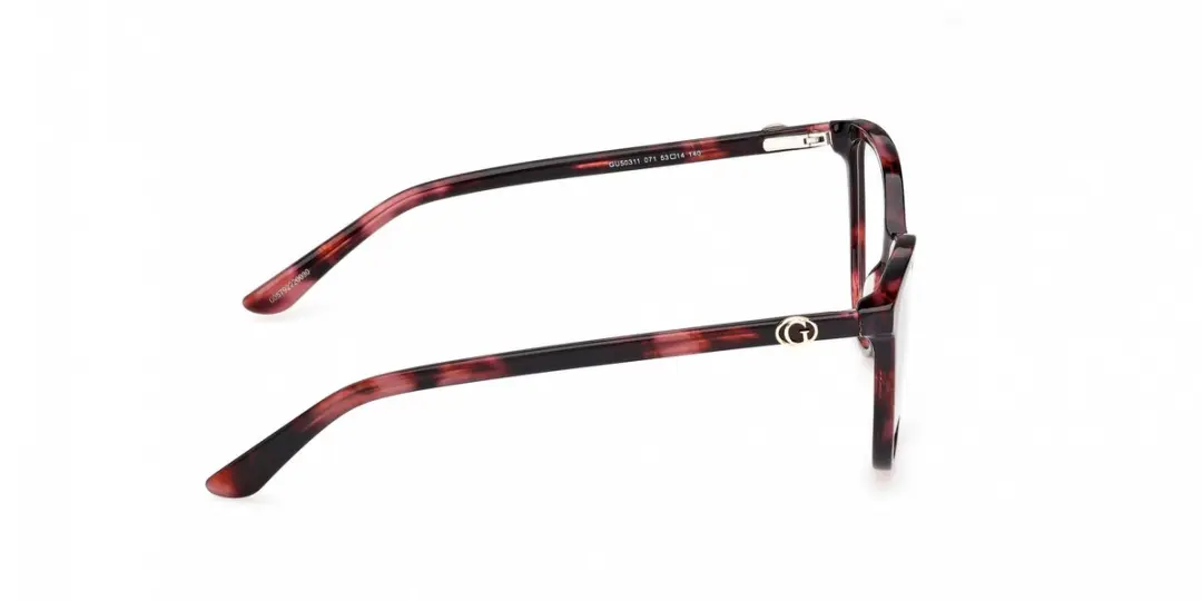 Guess GU50311 Brilmonturen - Bordeaux/Avana - afbeelding 4 van 4
