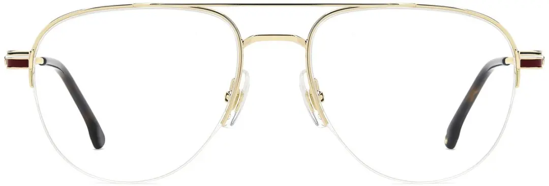 Carrera 385 Gold Striped Red Brilmonturen