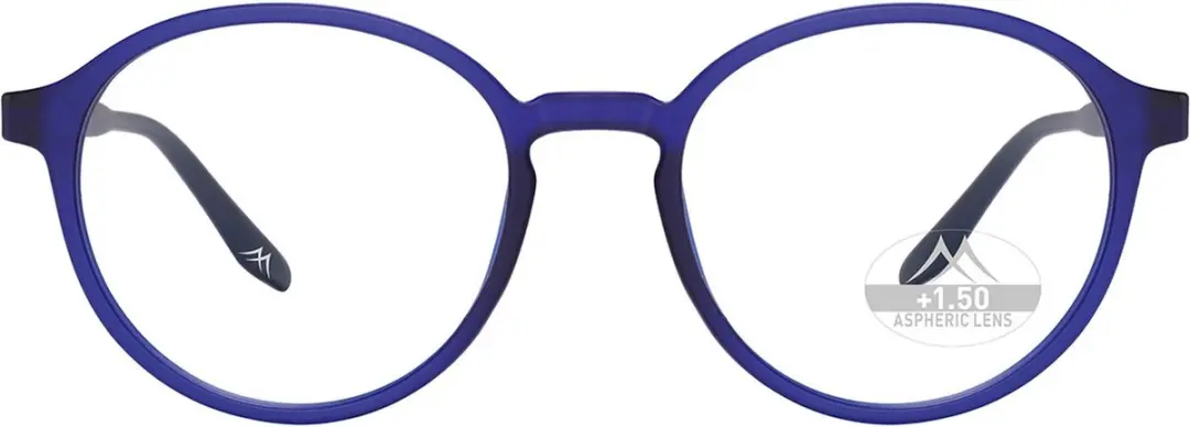 Montana Leesbril MRC4B +1.00 Blauw - inclusief Clip-on Zonnebril