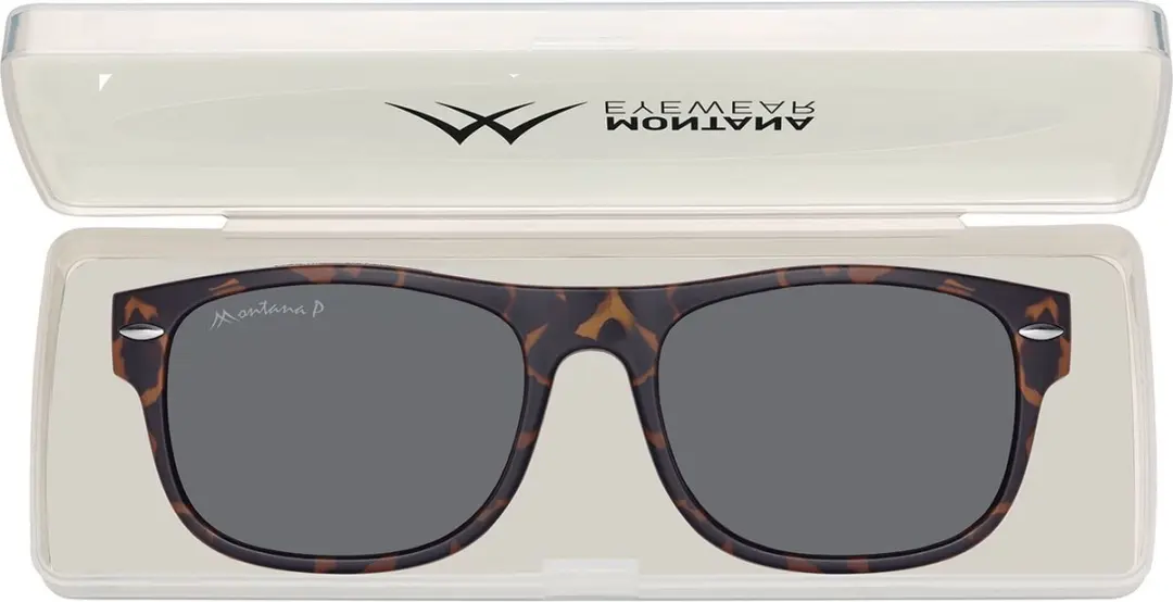Montana MRC1A +3.50 Leesbril - Bruin - inclusief Clip-on Zonnebril