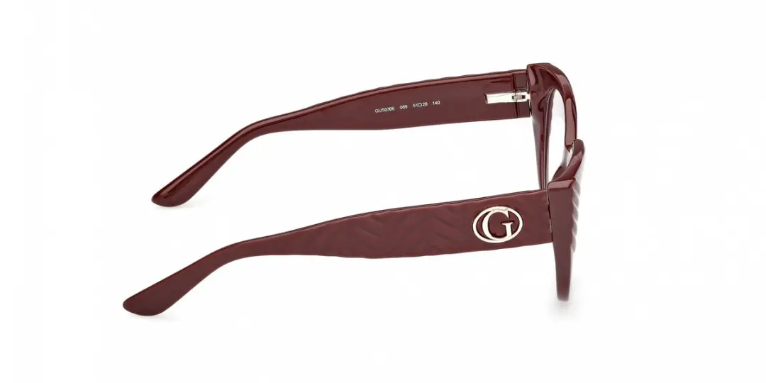 Guess GU50306 Bril - Burgundy - afbeelding 6 van 6