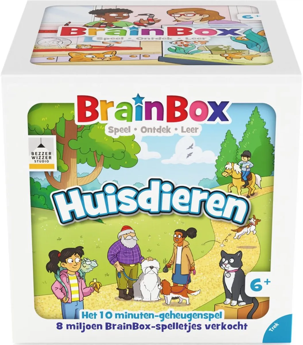 Asmodee BrainBox Huisdieren Kaartspel - Multicolor