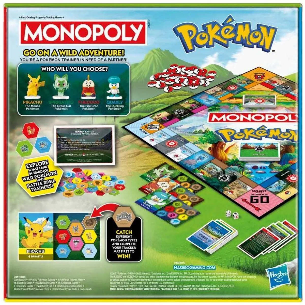Asmodee Monopoly Pokémon Editie - Engelstalig