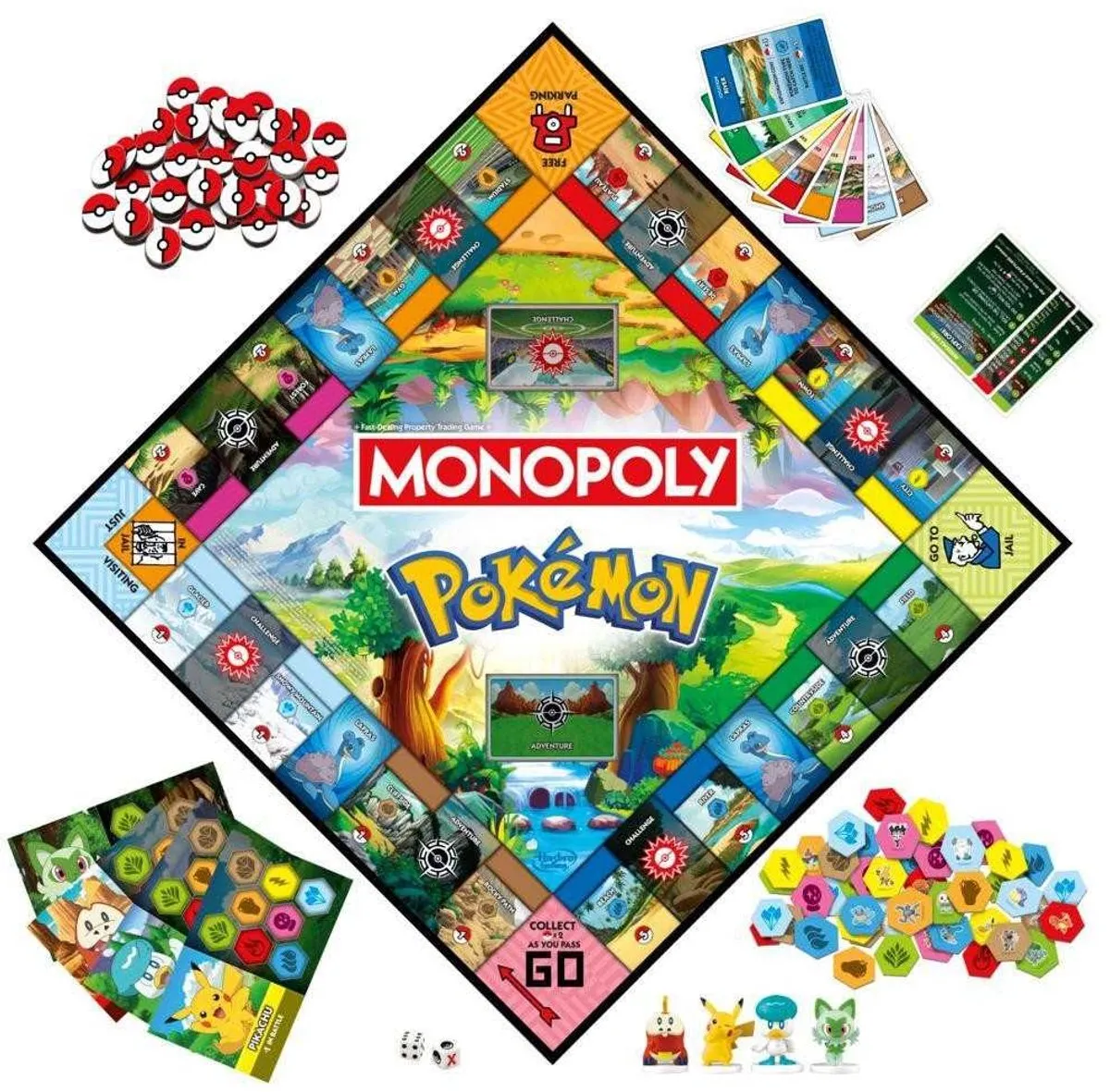 Asmodee Monopoly Pokémon Editie - Engelstalig