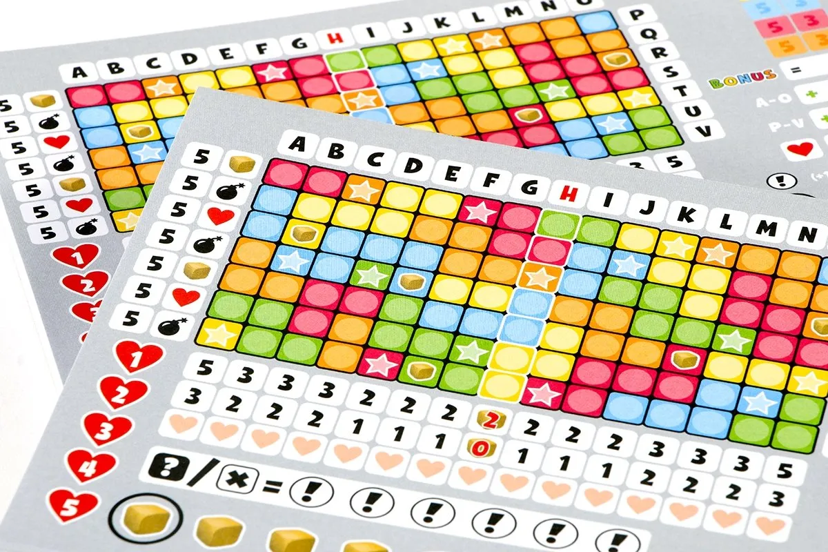 999 Games Keer op Keer 2 Scoreblokken - 2 Stuks - Multi