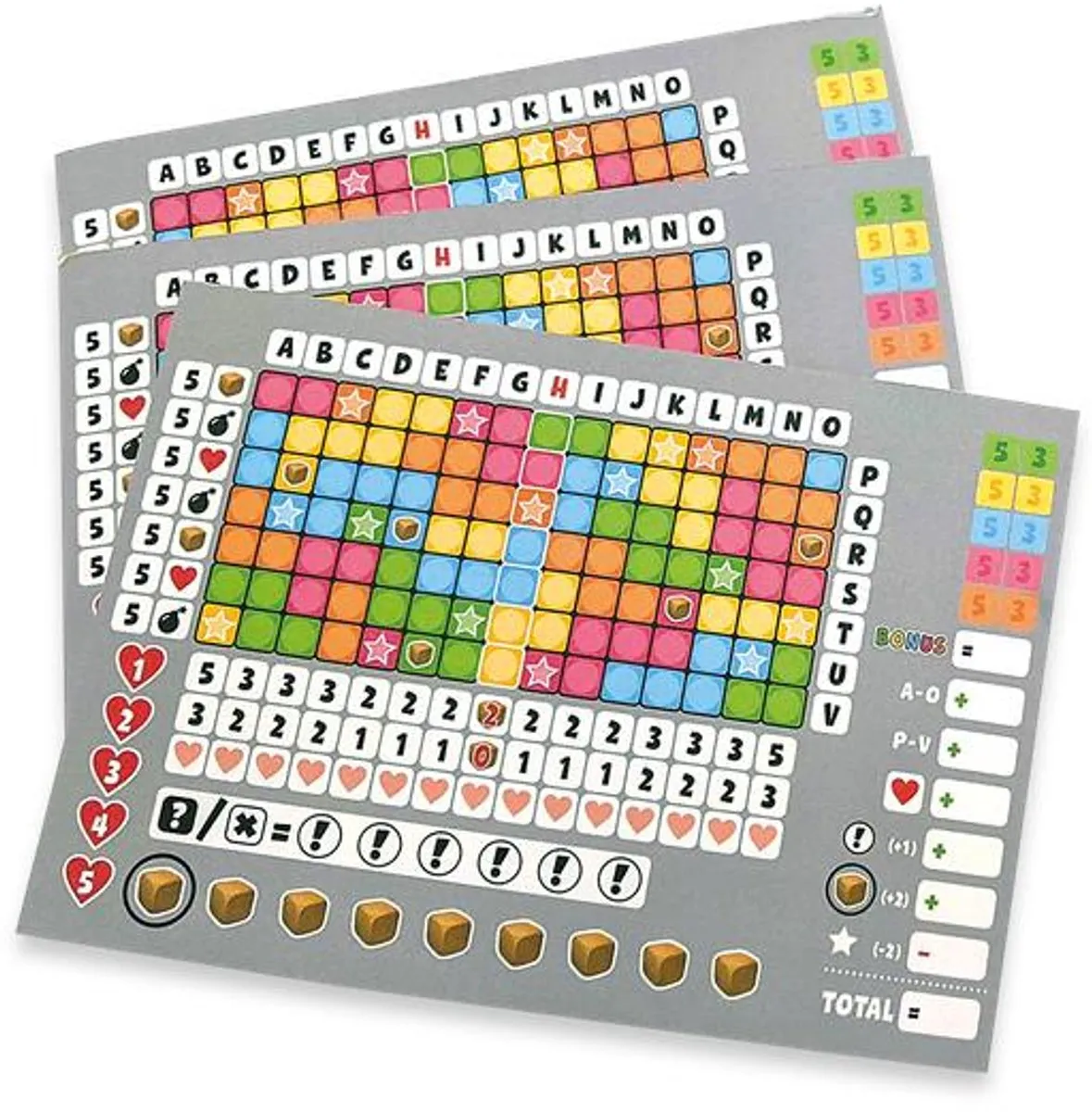 999 Games Keer op Keer 2 Scoreblokken - 2 Stuks - Multi - afbeelding 6 van 6