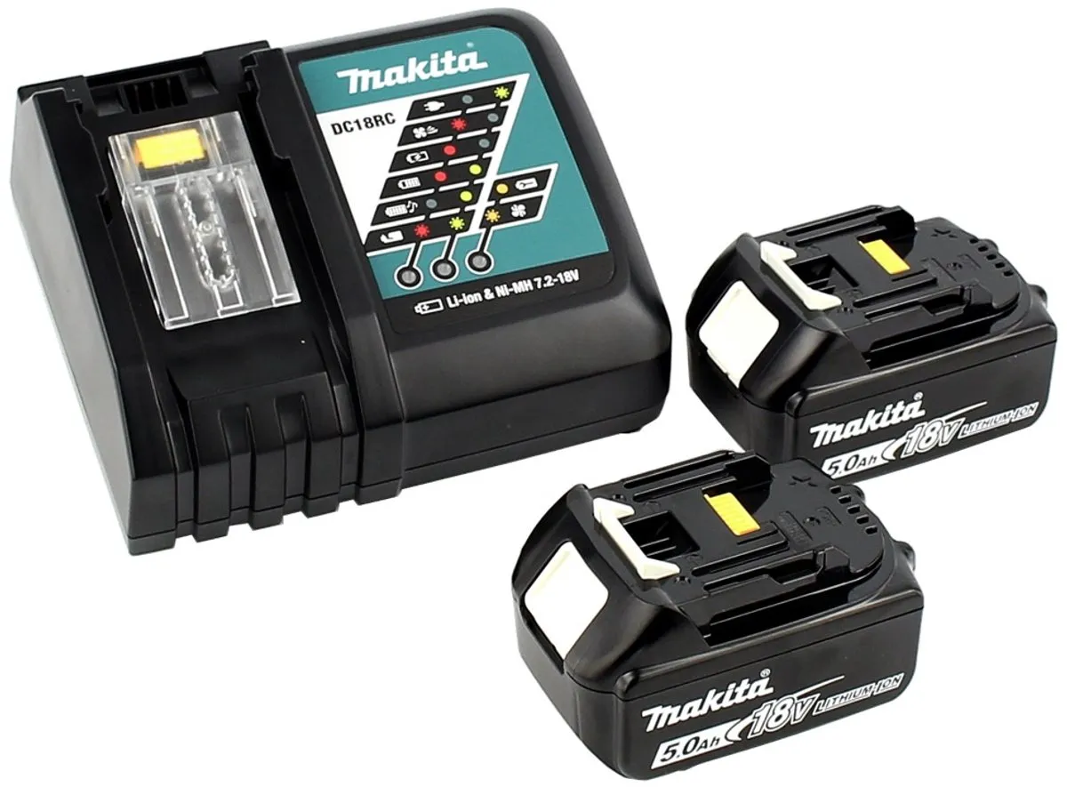 Makita DFS 250 RTJ Accu-Droogbouwschroevendraaier 18V - 2x 5.0Ah + Lader + Makpac
