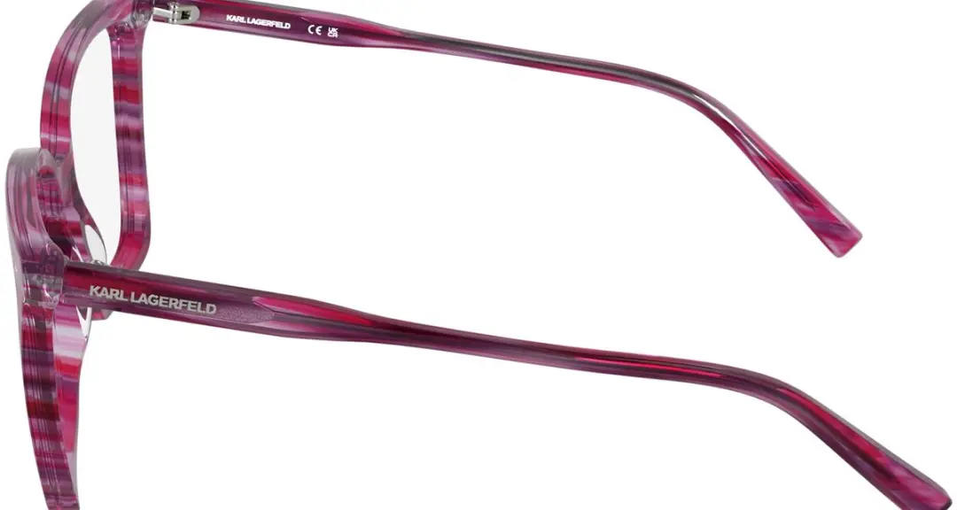 Karl Lagerfeld KL6231 Brilmontuur - Striped red - afbeelding 3 van 4