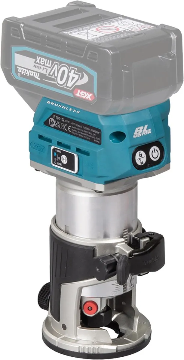 Makita RT001GZ10 XGT Accu Boven- en Kantenfrees 40V Max