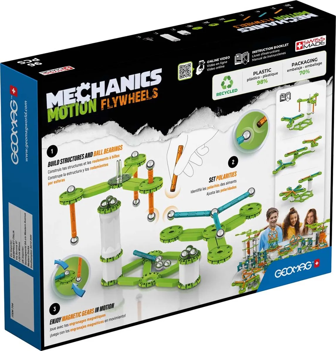 Geomag Mechanica Beweging 96-delig