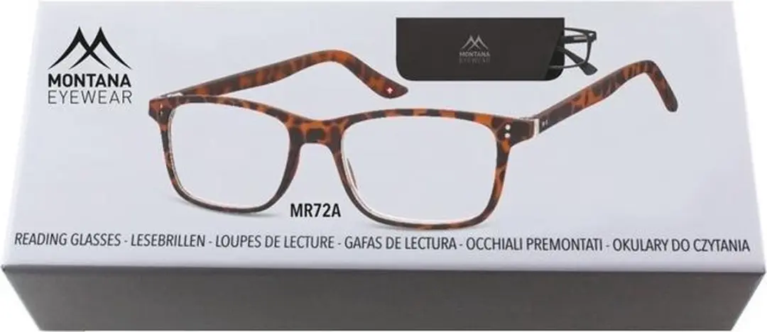 Montana Mr72a Leesbril - Turtle Bruin +2.50
