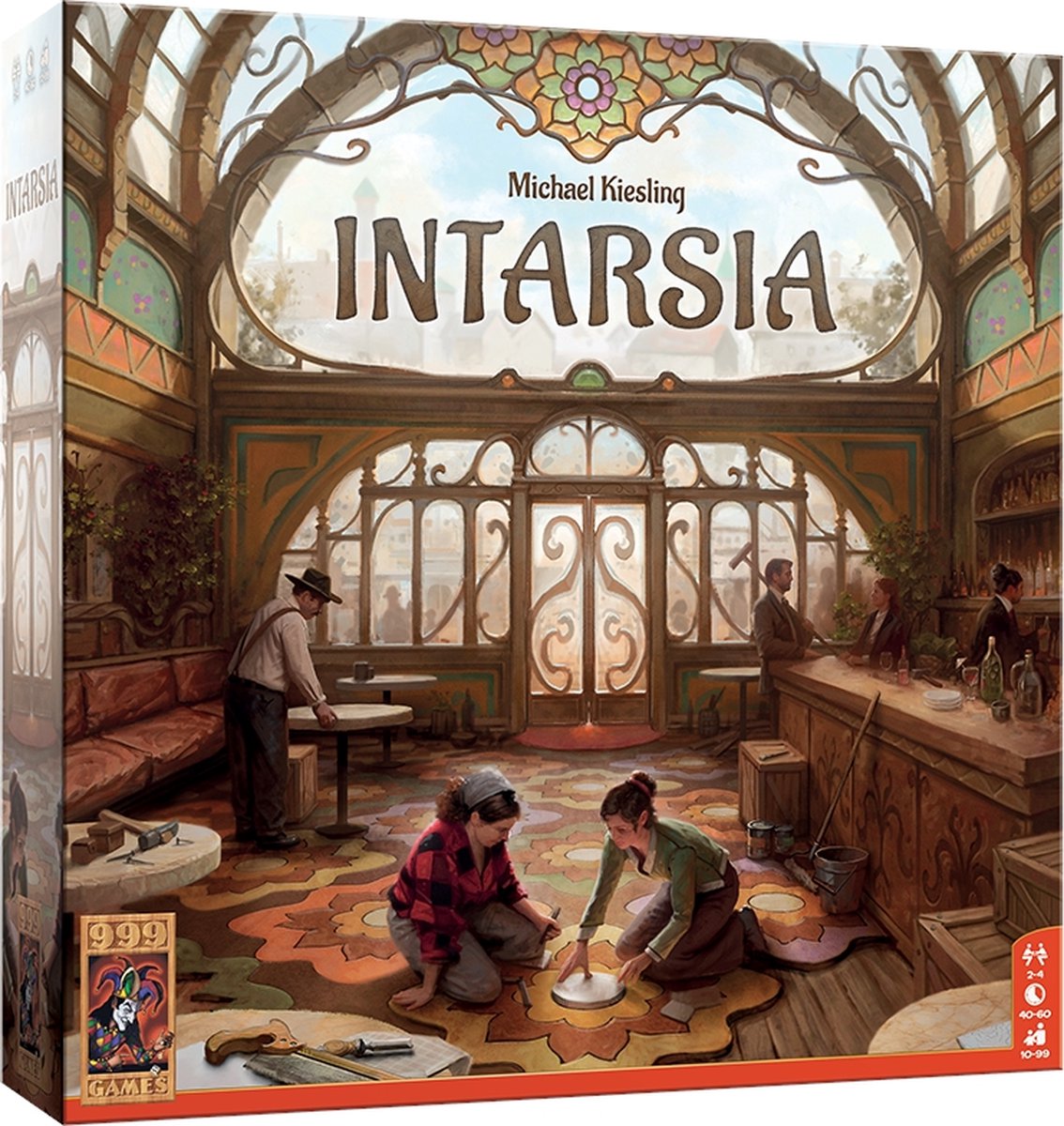 999 Games - Intarsia - Bordspel - Met 2 verschillende spelvarianten - Winnaar Speelgoed van het Jaar - Gezelschapsspel