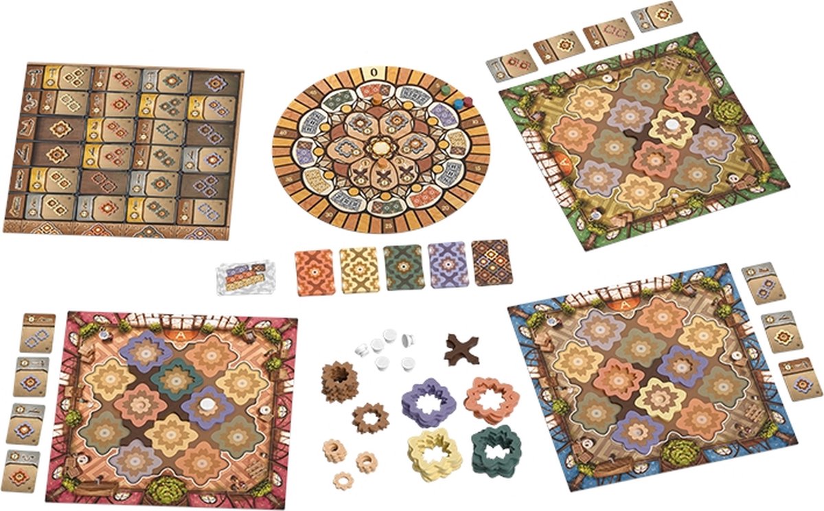 999 Games - Intarsia - Bordspel - Met 2 verschillende spelvarianten - Winnaar Speelgoed van het Jaar - Gezelschapsspel