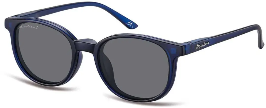 Montana MRC2B Leesbril +2.00 met Clip-On Zonnebril - Blauw