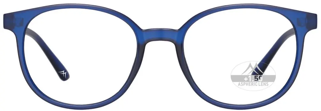 Montana MRC2B Leesbril +2.00 met Clip-On Zonnebril - Blauw