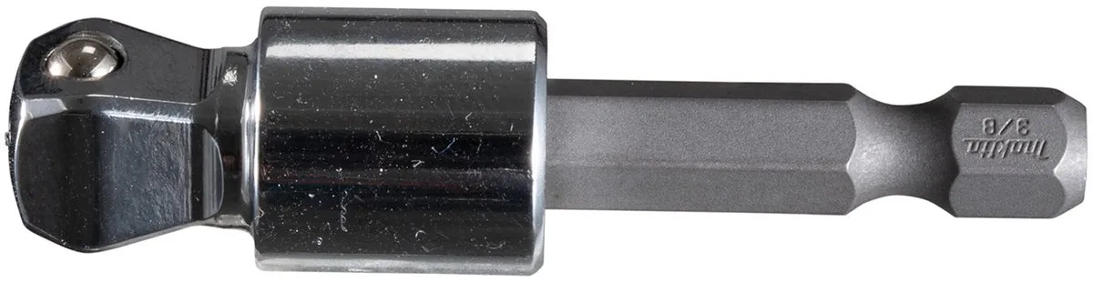 Makita E-03420 Dopadapter 1/4<>3/8 - Grijs/Zilver
