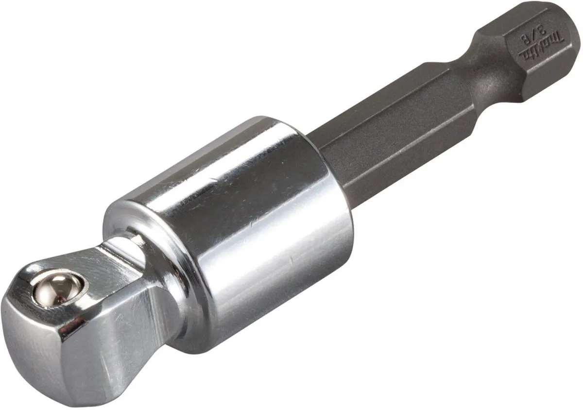 Makita E-03420 Dopadapter 1/4<>3/8 - Grijs/Zilver