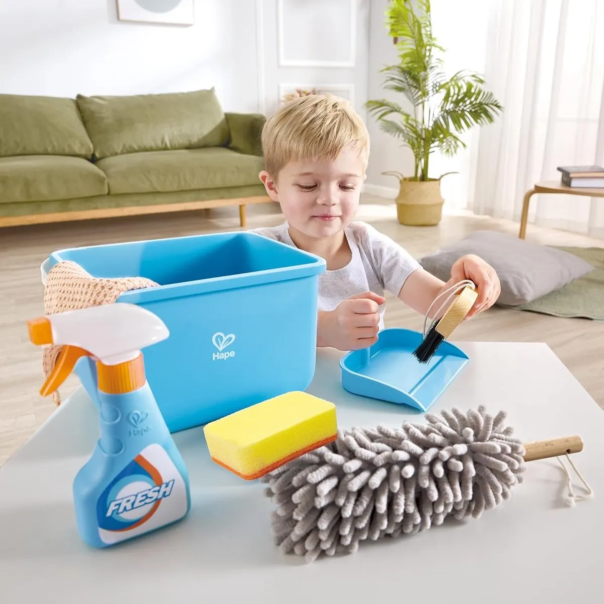 Hape Schoonmaak Emmerset - Blauw