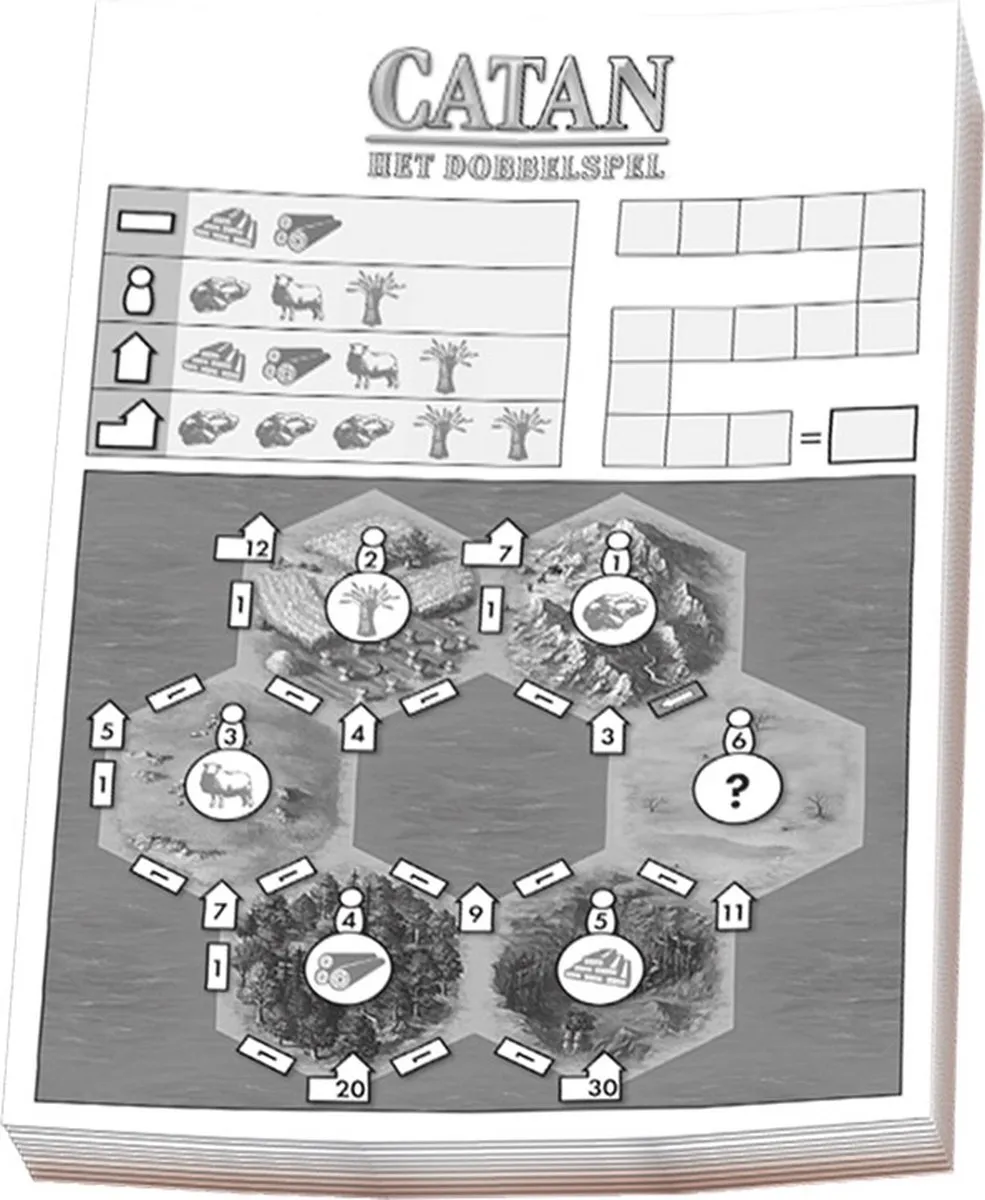 999 Games Catan Scoreblokken - 3 Stuks
