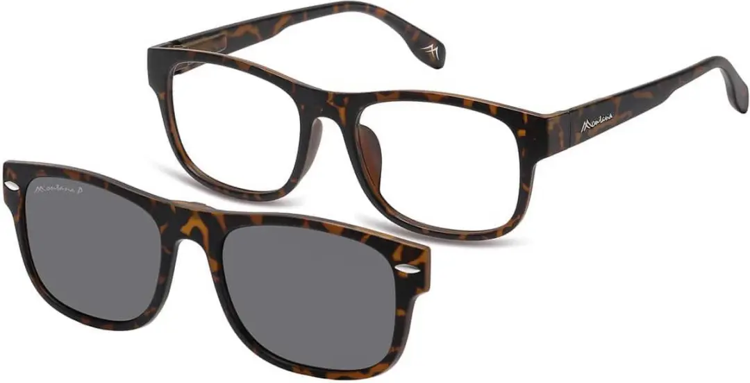 Montana MRC1A Leesbril +2.00 met Clip-On Zonnebril