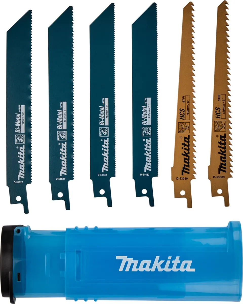 Makita Reciprozaagbladenset D-53051 - 6 Stuks