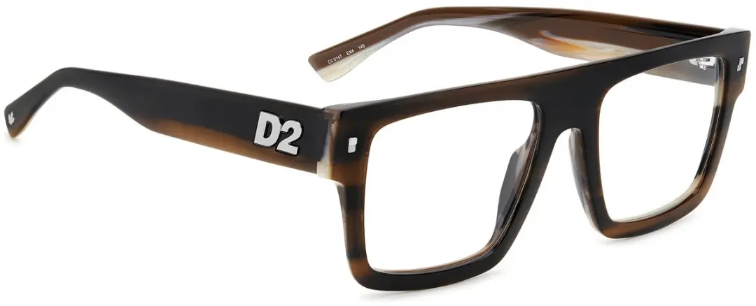 Dsquared2 D2 0147 Brilmontuur - Brown Horn