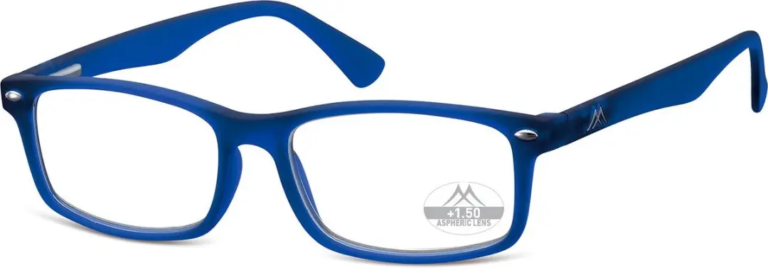 Montana Leesbril Unisex Rechthoekig Blauw +2.00