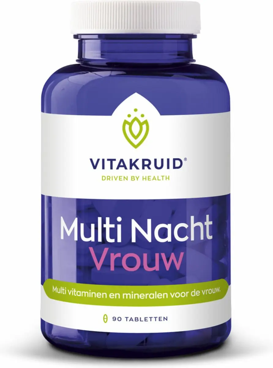 Vitakruid Multi Nacht Vrouw 180g - 2x90 tabletten