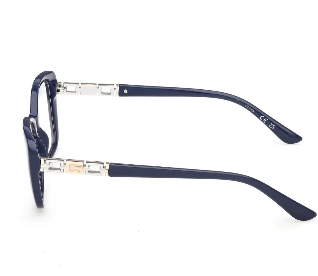 Guess GU50358 Brilmontuur - Shiny Blue