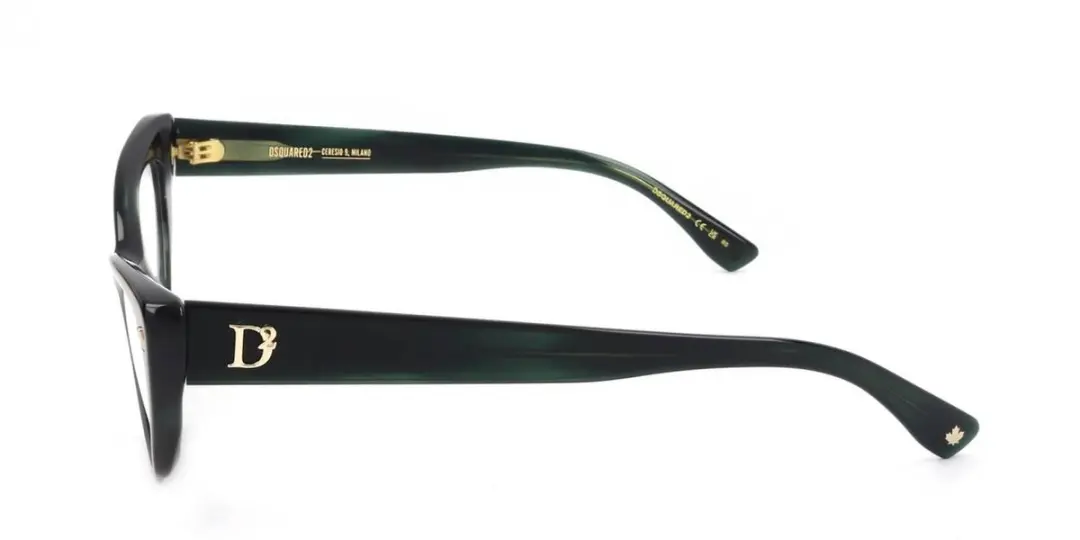 Dsquared2 D2 0116 Brilmontuur - Horn Green