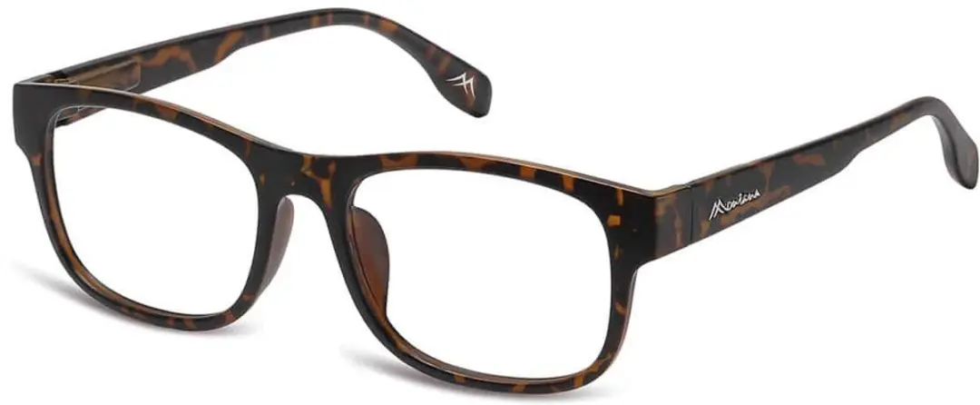Montana MRC1A Leesbril + Clip-on Zonnebril +1.00 - Bruin Tortoise