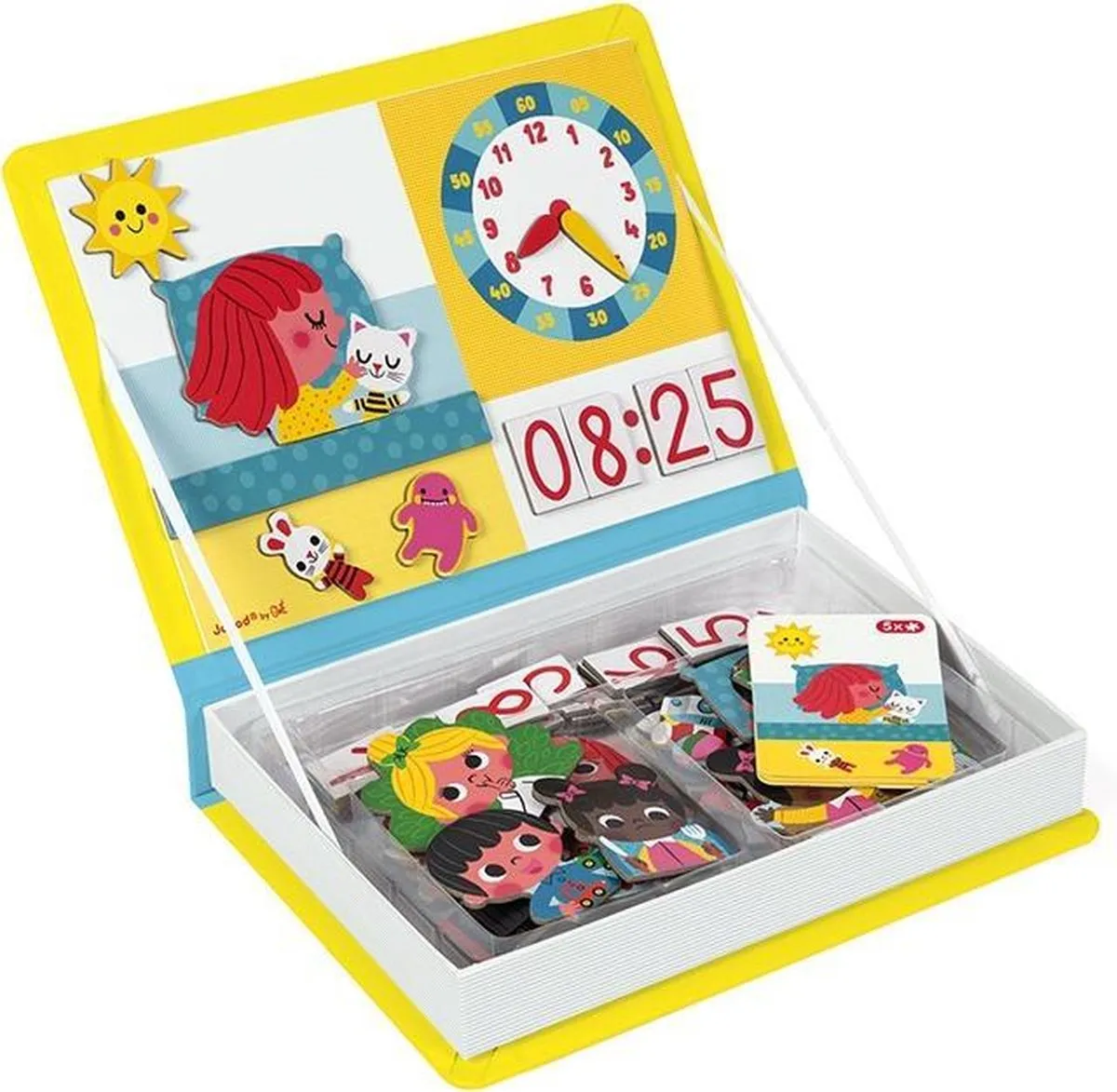 Janod Magnetibook Klok Kijken JA02724 - 75 Magneten