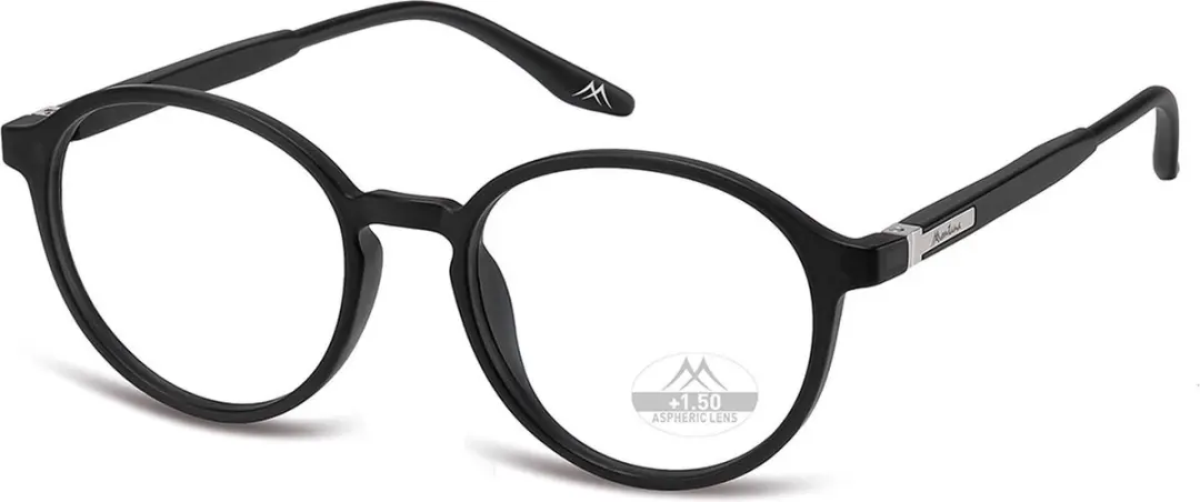 Montana Leesbril MRC4 +1.00 - Zwart met clip-on zonnebril