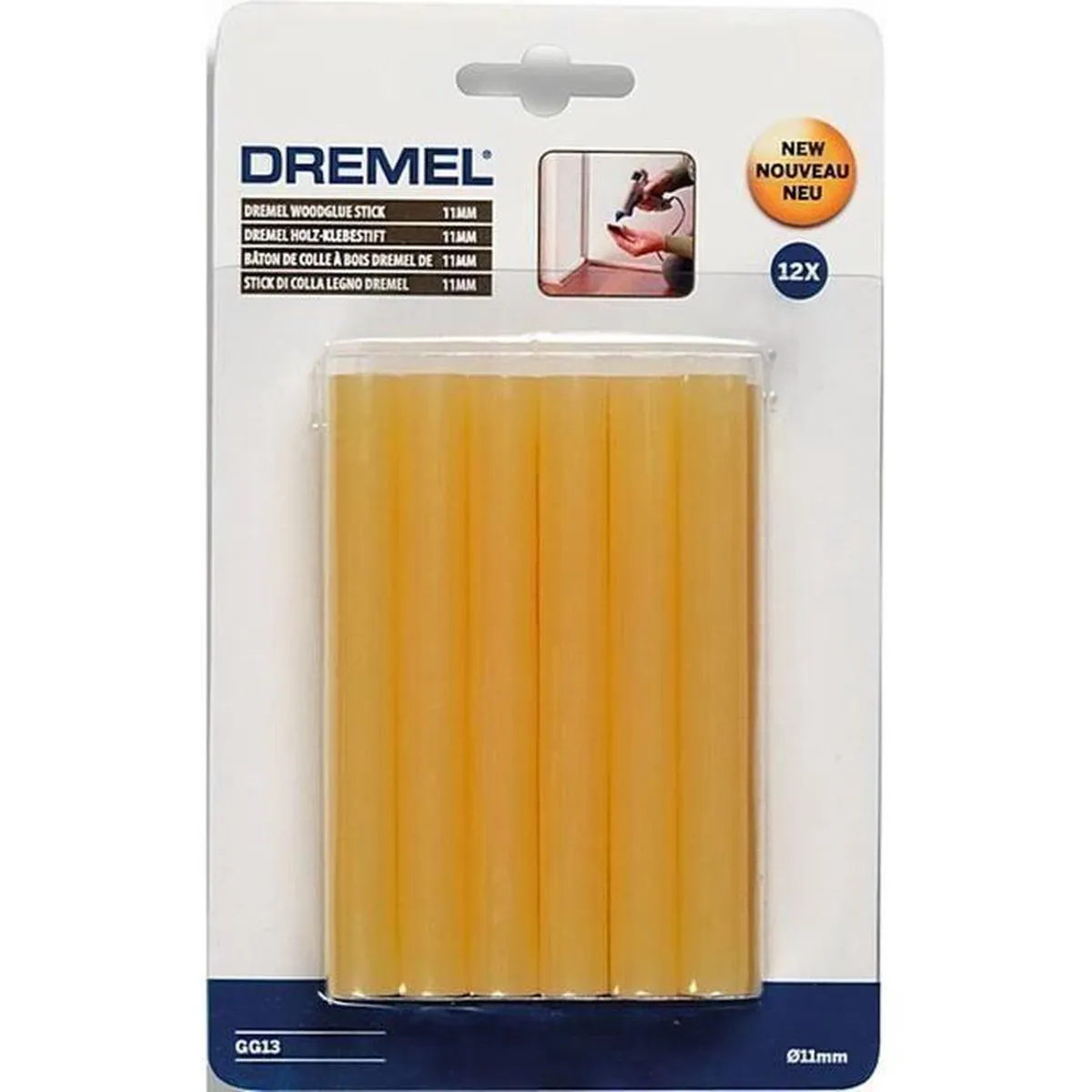 Dremel 11mm Lijmsticks GG13 - 12 Stuks