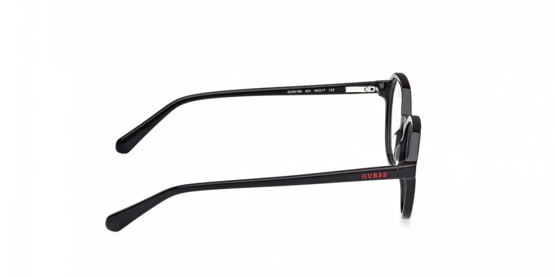 Guess GU50166 Brilmontuur - Shiny Black