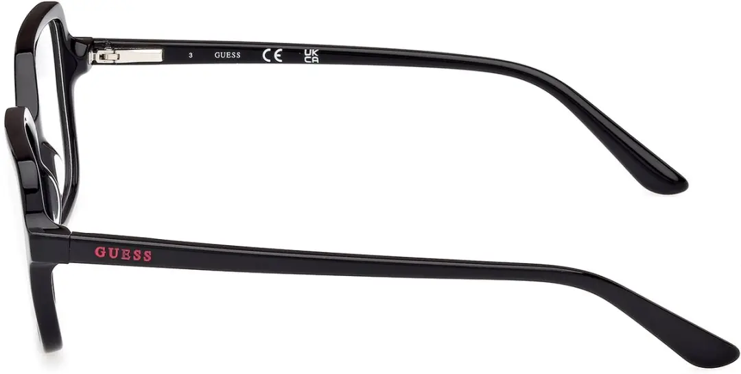 Guess Shiny Black TEEN Brilmonturen 51/16/135