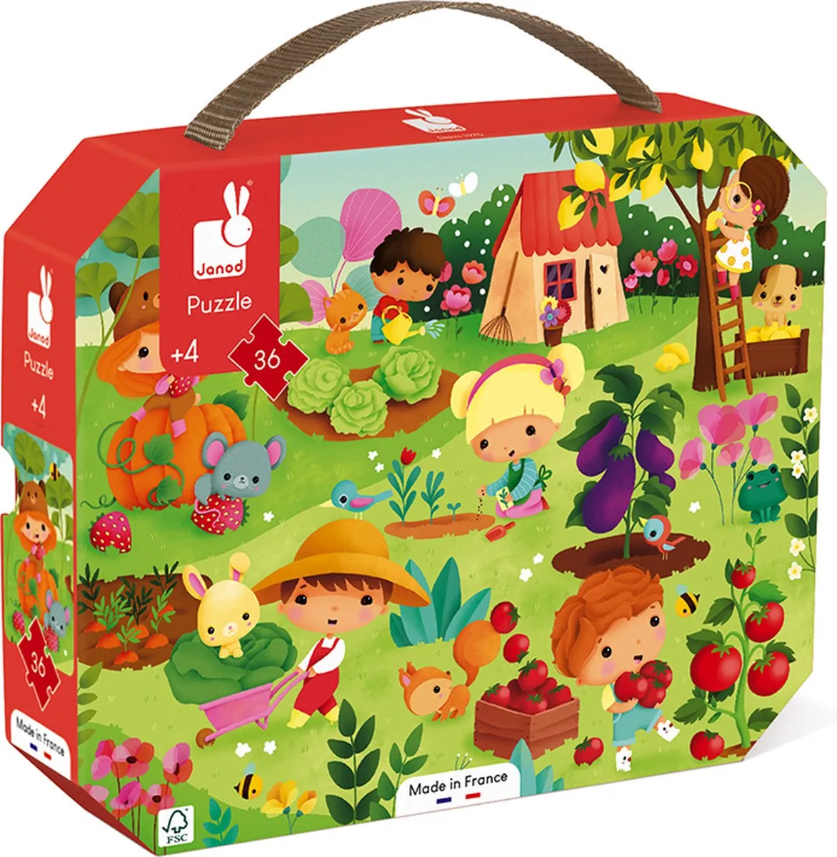 Janod Puzzel De Tuin 36 Stuks