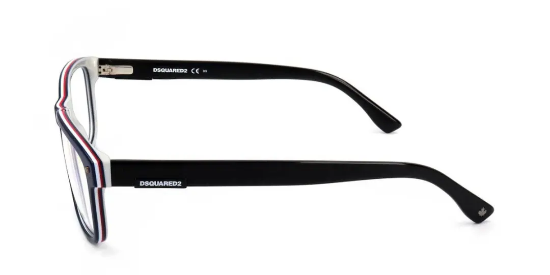 Dsquared2 D2 0009 Brilmontuur - Blauw/Wit