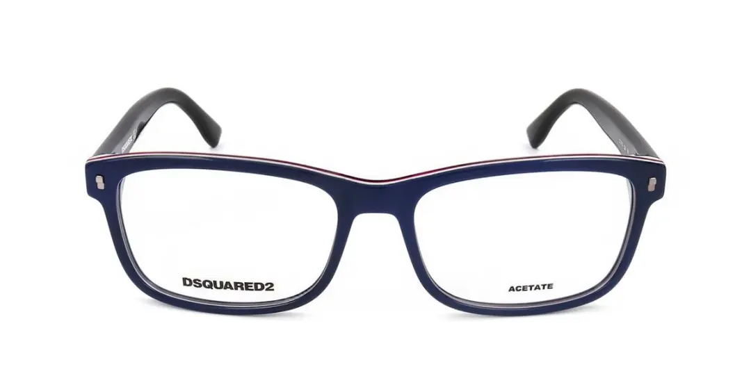 Dsquared2 D2 0009 Brilmontuur - Blauw/Wit