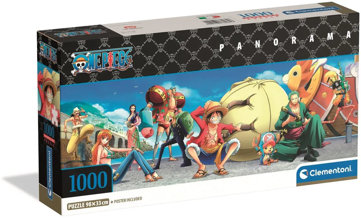 Clementoni One Piece Panorama Puzzel 1000 Stuks