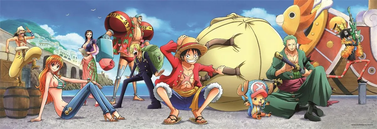 Clementoni One Piece Panorama Puzzel 1000 Stuks - Multikleur