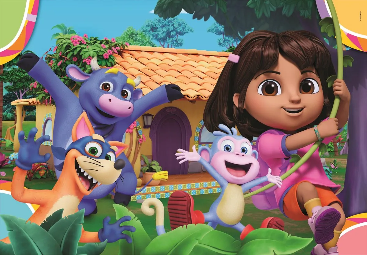 Clementoni Dora the Explorer Puzzel 40 Stuks - 2x20
