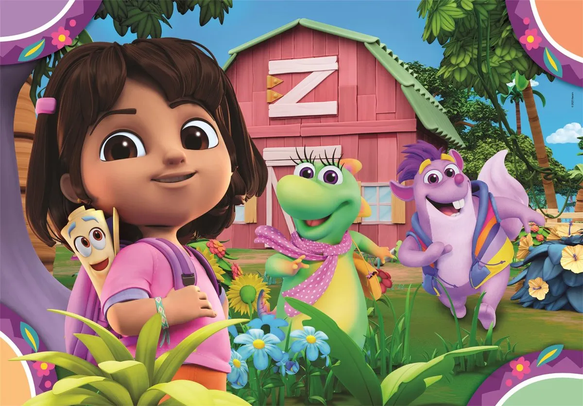 Clementoni Dora the Explorer Puzzel 40 Stuks - 2x20