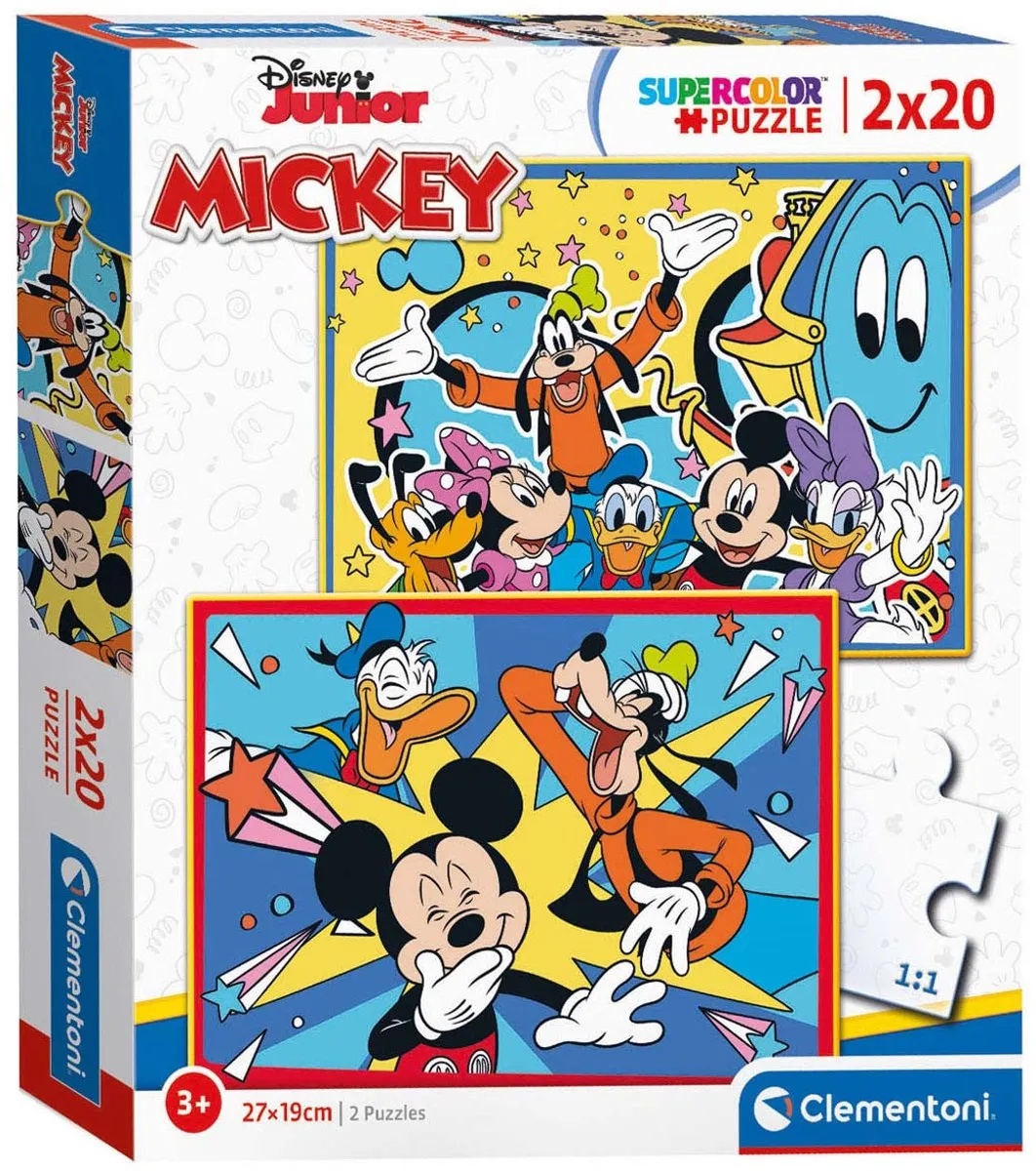 Clementoni Mickey Mouse Puzzel 220 Stuks - Multicolor - afbeelding 6 van 6
