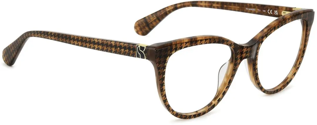 Kate Spade Mandee Brilmontuur - Pattern Brown