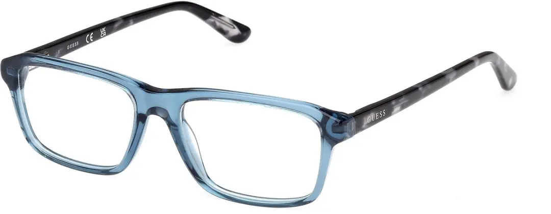 Guess TEEN Brilmontuur Shiny Blue 49-15-140