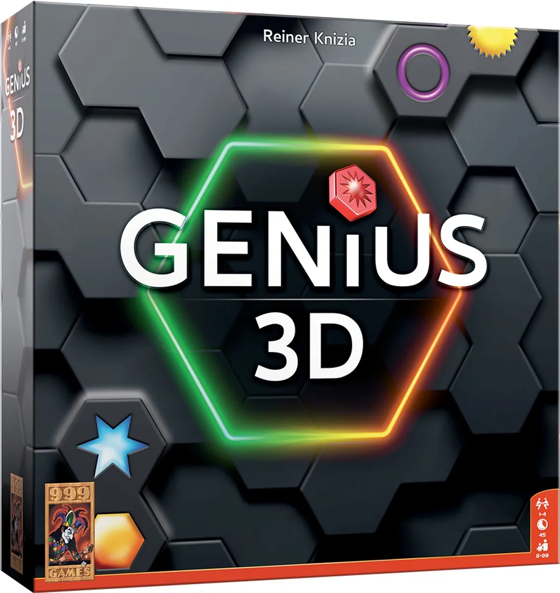 999 Games Genius 3D Tactisch Abstract Legspel 999-GEN02
